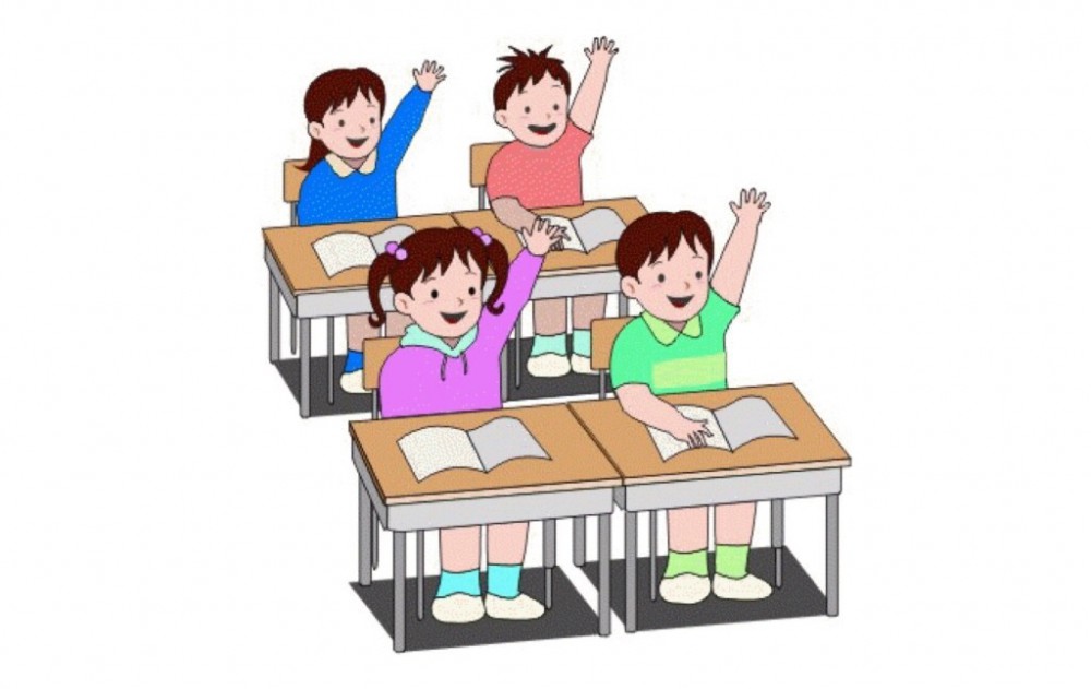 Ученикам на уроке дали задание. Класс рисунок для детей. Урок рисунок. Поднятая рука на уроке. Дети на уроке картинки.